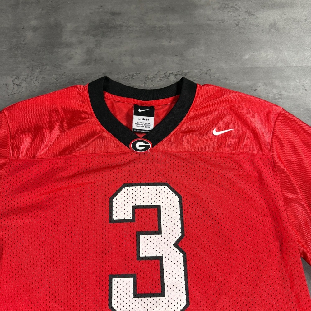 Nike Georgia Bulldogs Jersey Kids L Todd Gurley 3 Football NCAA Fan Gear UGA - Picture 2 of 7